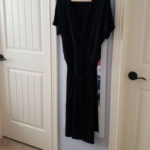 Black ponte dress